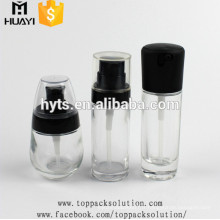 Bouteille de base liquide vide de verre de 15ml / 30ml / 50ml / 100ml pour la lotion cosmétique